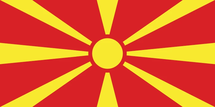 Flag of North Macedonia